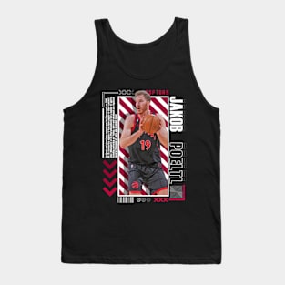 Jakob Poeltl Paper Poster Version 10 Tank Top